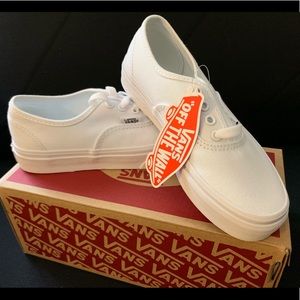 Vans Original White Canvas (Boys/Girls)